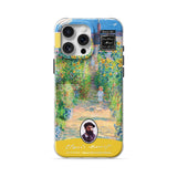 The Artist's Garden at Vetheuil - Clear iPhone Case
