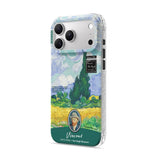 Wheat Field with Cypresses - Clear iPhone Case