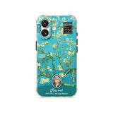 Almond Blossoms - Clear iPhone Case