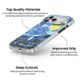 Starry Night - Clear iPhone Case