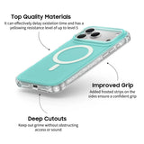 Tiffany Blue - Clear iPhone Case