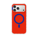 Passion Red - Clear iPhone Case