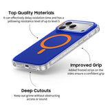Klein Blue - Clear iPhone Case