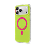 Fluorescent Green - Clear iPhone Case