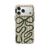 Green Ribbon - Clear iPhone Case