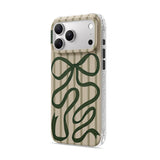 Green Ribbon - Clear iPhone Case