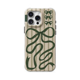 Green Ribbon - Clear iPhone Case