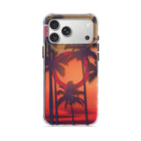 Red Dusk - Clear iPhone Case