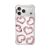 Metal Heart - Clear iPhone Case