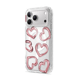 Metal Heart - Clear iPhone Case
