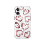 Metal Heart - Clear iPhone Case
