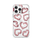 Metal Heart - Clear iPhone Case