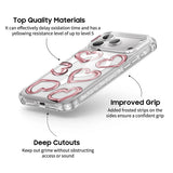 Metal Heart - Clear iPhone Case