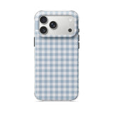 Foggy Blue - Clear iPhone Case