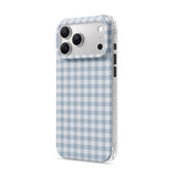 Foggy Blue - Clear iPhone Case