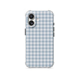 Foggy Blue - Clear iPhone Case