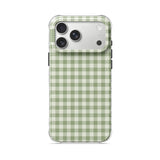 Pale Green - Clear iPhone Case