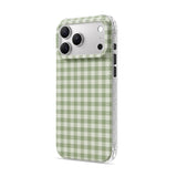 Pale Green - Clear iPhone Case