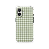Pale Green - Clear iPhone Case