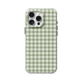 Pale Green - Clear iPhone Case