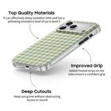 Pale Green - Clear iPhone Case