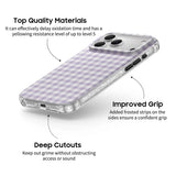 Soft Purple - Clear iPhone Case