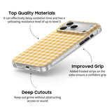 Warm Yellow - Clear iPhone Case