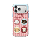 Puppy Party - Clear iPhone Case