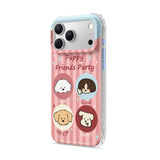 Puppy Party - Clear iPhone Case