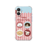 Puppy Party - Clear iPhone Case