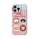 Puppy Party - Clear iPhone Case