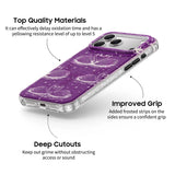 Loyalty - Clear iPhone Case (Glitter)