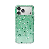 Mints - Clear iPhone Case (Glitter)