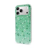 Mints - Clear iPhone Case (Glitter)