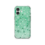 Mints - Clear iPhone Case (Glitter)