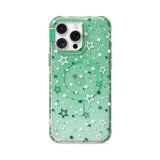 Mints - Clear iPhone Case (Glitter)