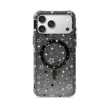 Night -  Clear iPhone Case (Glitter)