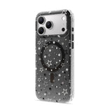 Night -  Clear iPhone Case (Glitter)