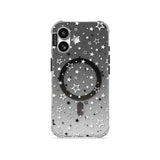 Night -  Clear iPhone Case (Glitter)