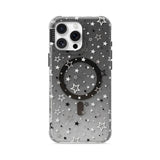 Night -  Clear iPhone Case (Glitter)