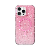 Peach Star - Clear iPhone Case (Glitter)