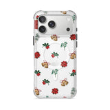 Holly＆Poinsettia - Clear iPhone Case
