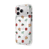 Holly＆Poinsettia - Clear iPhone Case