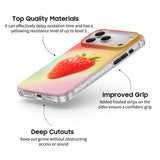 Strawberry - Clear iPhone Case