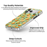 Sweet Orange - Clear iPhone Case