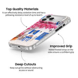 Bougainvillea - Clear iPhone Case