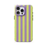 Green Purple - Clear iPhone Case