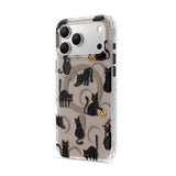 Black Cat - Clear iPhone Case