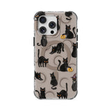 Black Cat - Clear iPhone Case