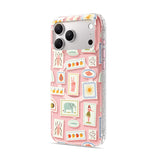Pink Shard - Clear iPhone Case